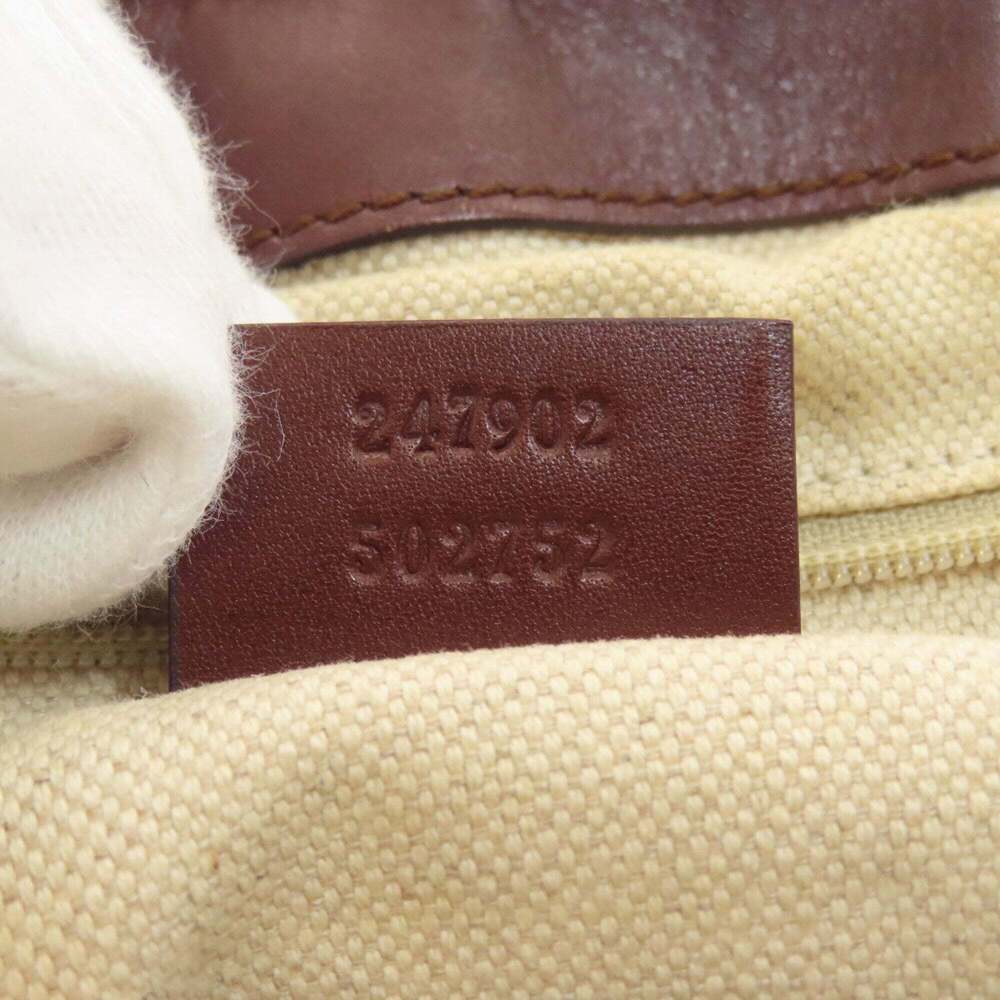 GUCCI Brown Canvas Tote Bag - Picture 7 of 16